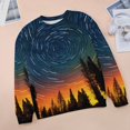 thumbnail image 6 of Galaxy Star Outer Space Mom Sweatshirt For Women Long Sleeve Pullover, 6 of 7