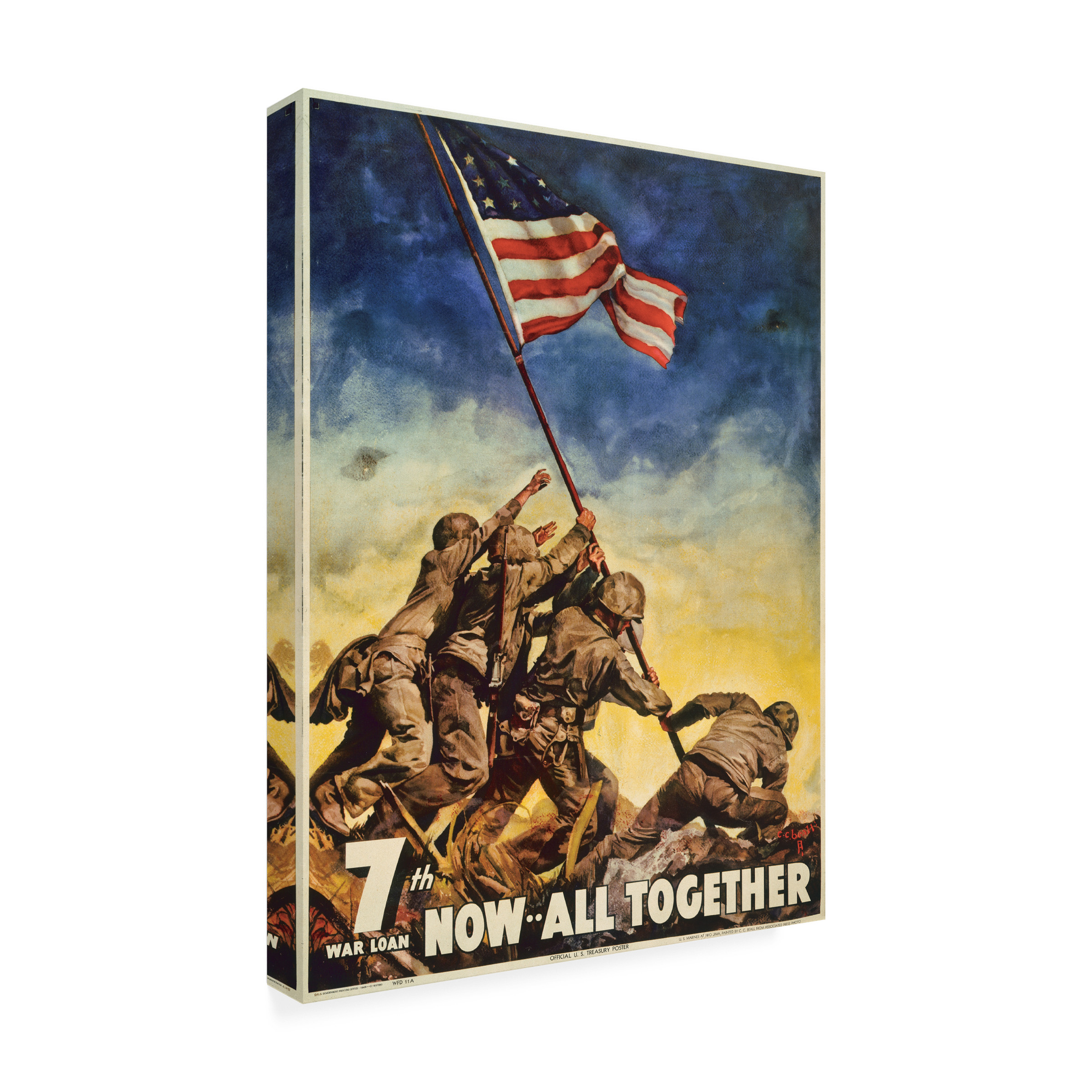 Print Collection 'Marines All Together' Canvas Art