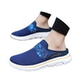 thumbnail image 3 of Xiaoxatg Comfortable Women's Sneakers for Everyday Wear Sleek -On Shoes Ideal for Casual Outfits and Dates Versatile Footwear for Any Season 11.5 Dark Blue, 3 of 9