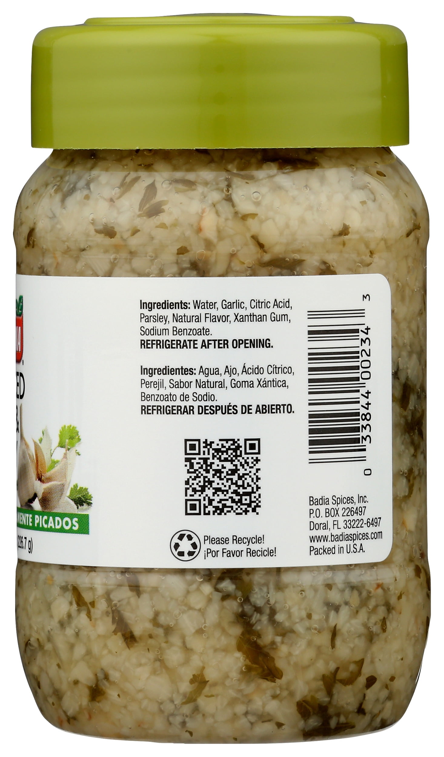 Badia  Minced Garlic & Parsley  8 Ounce (Pack Of 12)