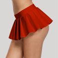 thumbnail image 7 of Fsqjgq Tennis Skirt Elegant Skirts for Women Sequin Skirt Falda Cargo Mini Skirt Women's Sexy Role Play Pleated Mini Skirt Ruffle Lingerie Miniskirt Swing Flared A Line Tennis Skirt Party Skirts L, 7 of 7