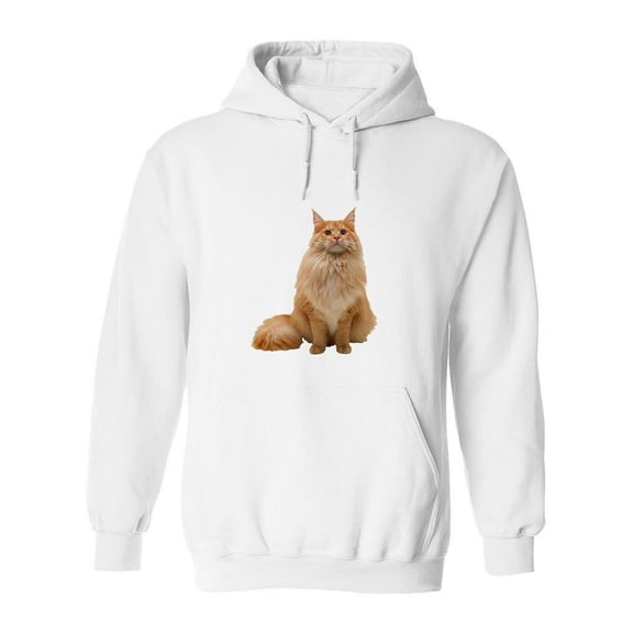 Sitting Kitten Hoodie Women -SPIdeals Designs, Female Medium