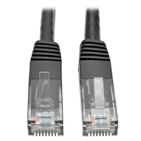 UPC: 0037332194220 | Tripp Lite Cat6 Gigabit Molded (UTP) Ethernet Cable (RJ45 M/M) PoE Black 100 ft. (30.5 m)