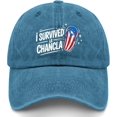 thumbnail image 1 of i Survived la Chancla Survivor Hat Men Funny Baseball Cap Gifts for Men, 1 of 7