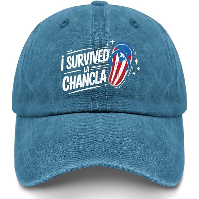 i Survived la Chancla Survivor Hat Men Funny Baseball Cap Gifts for Men
