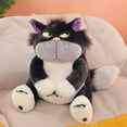 thumbnail image 2 of Peluche divertido de gato Lucifer de 30 cm: travieso gato diablo de peluche, muñeco de gato suave de estilo gótico kawaii para regalo y coleccionistas., 2 of 5