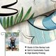 thumbnail image 3 of Bandera decorativa pequeña para jardín con diseño de perro labrador negro, ideal para la playa, el jardín, el césped y el exterior, ideal como regalo para amantes de los perros, con forma de anillo, 3 of 6