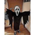 thumbnail image 4 of Fun World Ghost Face Bloody Bling Mask Costume, Scary Halloween Costume Prop Ghost Mask, Horror Cosplay Accessory for Adults and Kids, 4 of 5