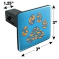 thumbnail image 5 of Pets Paw Print with Dog Cat Animal Details Tow Trailer Hitch Cover Plug Insert, 5 of 6