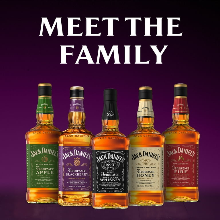 Jack Daniel's Tennessee Blackberry Whiskey Specialty, 750 ml