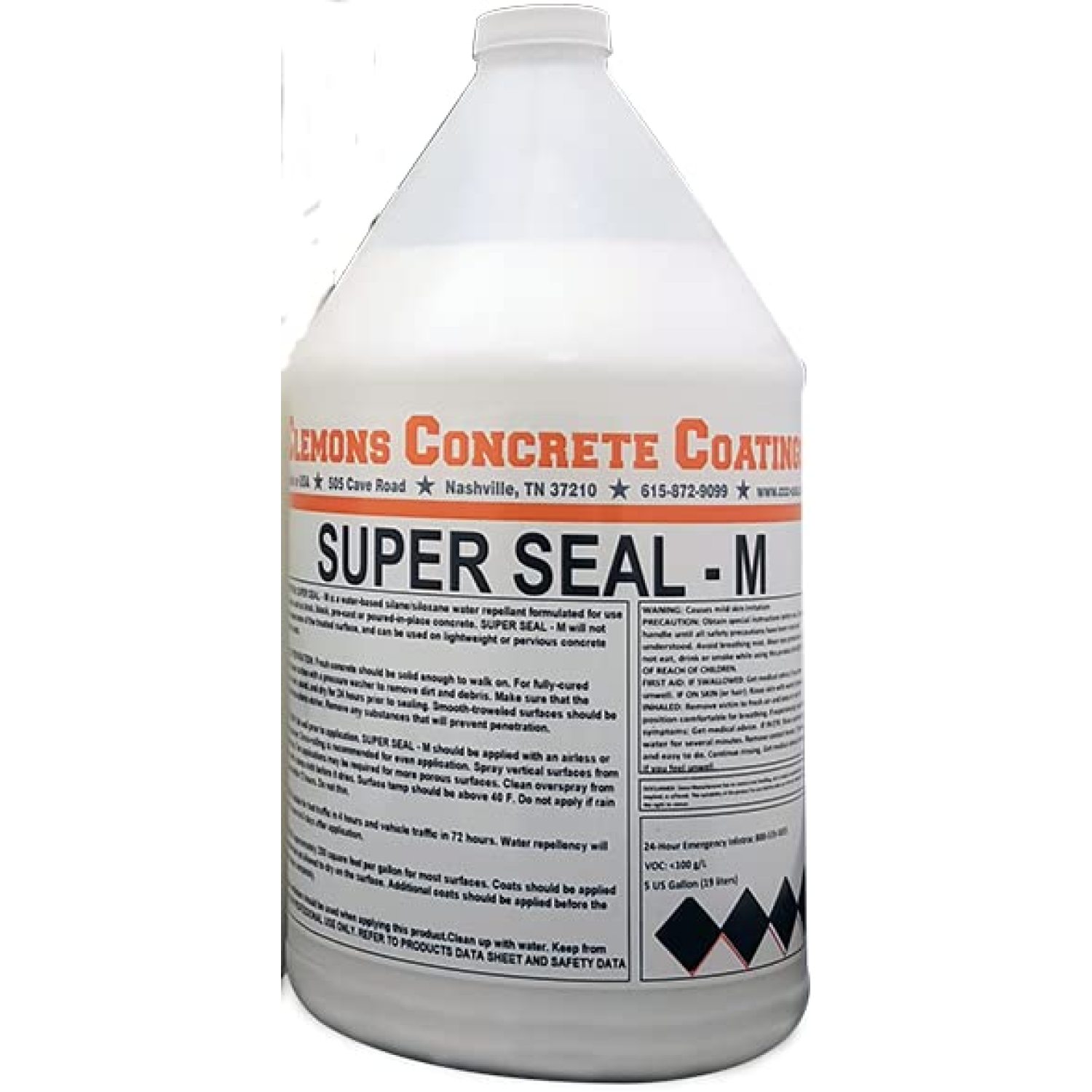 Super SealM Concrete Water Sealer 1Gallon, Clear