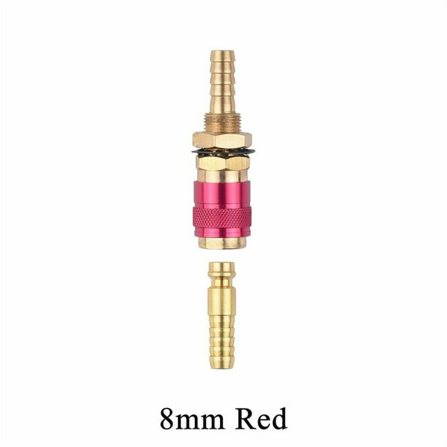 6Mm 8Mm Air Cooled Gas Water Adapter Quick Connector Fitting For Mig Tig Welding