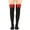 Black, variant on Womens Long Socks Bowknot Pure Color Socks Thigh High Socks Over The Knee Socks Festival Christmas