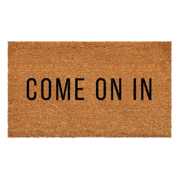Calloway Mills 109992448 24 x 48 in. Come On In Doormat - Natural & Black