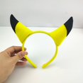 thumbnail image 1 of Diadema de Pikachu de Anime de Pokémon, accesorios para el cabello, diadema con orejas bonitas, muñeco de peluche, tocado para jugar, personalización para selfis, 1 of 5
