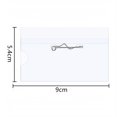 thumbnail image 2 of 20 Pack Clear Plastic ID Badge Holders with Pins and Inserts, PVC Card Sleeves for Events Offices Meetings and Access Cards, 3.54 x 2.13 Inch Holder Format, 2 of 6
