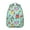 Greenish-blue-26, variant on Geometric Plaid Backpack Striped and Checkered Fusion Design Stylish Students School Bag