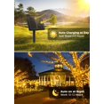 thumbnail image 4 of Cadena de luces solares Minetom, 72 m, 200 LED, 8 modos, resistentes al agua, 4 of 7