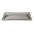 thumbnail image 1 of Icon Skylight 12117 4 Inch High Bubble Type Dome; Rectangular; For 30 Inch Length x 14 Inch Width Opening; 34 Inch Length x 18 Inch Width Flange; Smoke; Polycarbonate; Without Blind; Single, 1 of 4