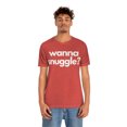 thumbnail image 4 of Funny Valentine's Tee | Wanna Snuggle?, 4 of 10