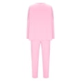 thumbnail image 5 of Aueoeo Women's 2 Piece Set Sweatshirt Casual Travel Outfits Loungewear Wide Leg Tracksuit Cozy Sweatsuits Fashion Matching Set, 5 of 6