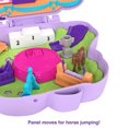 thumbnail image 4 of Polly Pocket Jumpin' Style Pony Compact Playset with 2 Micro Dolls & Accessories, Travel Toys, 4 of 7