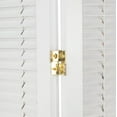 thumbnail image 5 of Oriental Furniture 6 ft. Tall Adjustable Shutter Room Divider White - 4 Panel, 5 of 6