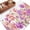 Light Pink White Coral Pink, variant on 5'x7' Area Rugs, Pink Purple Spring Floral Indoor Outdoor Area Rug for Living Room Bedroom, Summer Flower Botanical Washable Bathroom Rugs Kitchen Floor Carpet Mats Home Decor Aesthetic