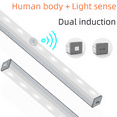thumbnail image 4 of Luz de inducción del cuerpo humano inteligente led de succión magnética larga autoadhesiva sin cables para gabinete armario baño tira de luz, 4 of 5