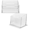 thumbnail image 2 of Acrylic Business Card Display Holder Multi Functional Organizer for Office & Home Use, Professional Name Card Case, 2 of 5