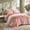 Blush, variant on Regency Heights Crushed Velvet Comforter Set, 9-Piece Luxury Bedding Set with Sheets & Pillowcases, Ultra Soft All Season Queen Size Bed in a Bag, Burnt Orange
