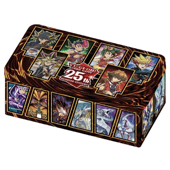 300 assorted Yugioh cards in a Yugioh tin