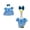 Goose Outfit C-Everyday, variant on AZXY Porch Goose Outfit, Fits 23 Inch Porch Goose Statue, Bow‑Accent Princess‑Style Goose Clothes for Cement Goose, Goose Clothing, Elegant Outdoor Decor for Yard Patio Front Porch Garden