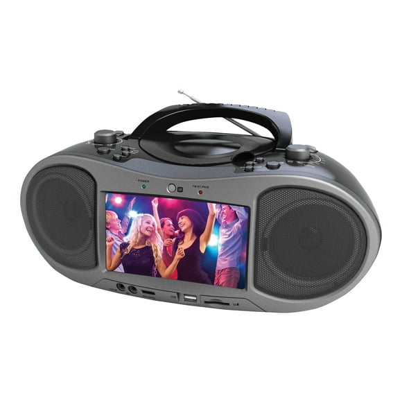 Naxa NDL-256 - DVD player - Bluetooth - portable - display: 7"