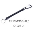 thumbnail image 1 of Security Key Chain Holder Safety Coil Carabiner Rope Tool Safety Belt Clip Hook, 1 of 4