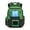 Green Tractor Design, variant on HELLHERO Wolf Pattern Bookbags with Lightweight, Padded Shoulder Straps Breathable 17 Inch Backpack for Travel Elementary School