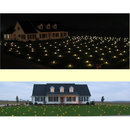 Primitive Christmas Outdoor Decoration Lawn Lights Illuminated Outdoor Decoration, LED, Christmas, Cover Entire Lawn in Lights! New, Unique, Classy ()
