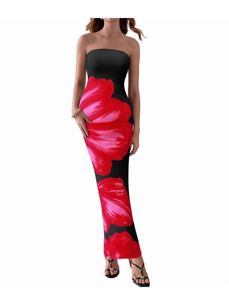black and red dress for wedding guest Amber Gothic Black and Dark Red Mermaid Wedding Dress with Cape