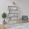 thumbnail image 2 of Ada Home Decor 5 Shelf Bookcase Multiple Tier Open Shelf Modern Book Case, White, 2 of 7