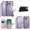 Purple, variant on For Apple iPhone 14 Pro Magnetic Wallet with ID and Credit Cards Slots & Strap, MagSafe Compatible PU Leather Cover ,Xpm Phone Case [ Purple ]