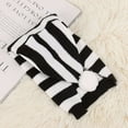 thumbnail image 2 of Deago Dog Cat Stripe Sweater with Hoodie for Christmas Sweatshirt Winter Pet Clothes Xmas Puppy Outfits (Black, S), 2 of 7