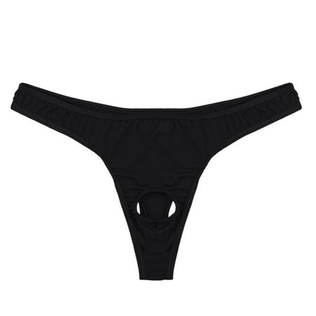 XZNGL Mens Lingerie Micro Thong Bikini Front Hole Underwear G-string ...