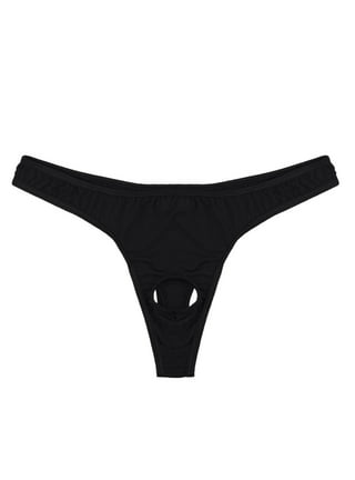 Mens C-string Thongs T Black Bikini Briefs Bugle Pouch Micro Lingerie  Underwear