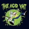 thumbnail image 2 of Men's Rick And Morty The Acid Vat  Graphic Tee Navy Blue Small, 2 of 5