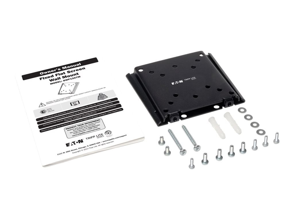 TRIPP LITE DWF1327M Black 13" - 27" Fixed Wall Mount for Flat-Screen Displays