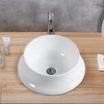 thumbnail image 5 of Vessel Bathroom Sink Basin in White Ceramic, 5 of 6