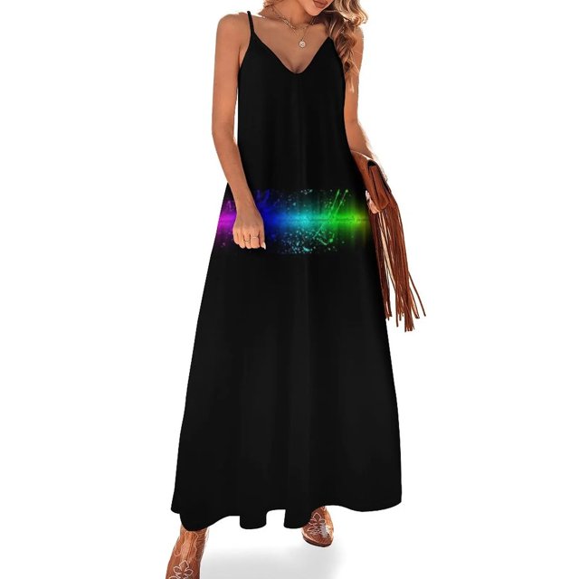 Houston Skyline Vestido sin mangas Vestidos de verano Conjuntos elegantes para mujer Vestido de noche para mujer Ropa para mujer