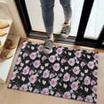 thumbnail image 2 of Pioneer Flower Floral Print Pattern Door Rugs,Washable Non Slip Door Mats Indoor,Decorative Door Mats,Entry Mat Indoor for Entrance,Bedroom,Kitchen,Bathroom,20"x32", 2 of 6
