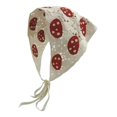thumbnail image 4 of Krdevn Crochet Triangle Headscarf, Women Vintage Knit Head Wrap, Floral Kerchief Hair Accessory for Travel & Daily Wear, 4 of 4