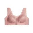 thumbnail image 3 of Everyday Bras for Women Front Closure Bra Women Bras Push up Women Bras plus Size Front Close 36ddd Sports Bras for Women Women Bras Bra Pack Athletic Bras for Women Women's Bra Sports Bra Pink L, 3 of 4